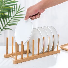 1pc Bamboo Dish Plate Bowl Drainer Storage; Cup Book Pot Lid Cutting Board Drying Rack; Stand Drainer Storage Holder Organizer Kitchen Cabinet; K 1pc Bamboo Dish Plate Bowl Drainer Storage; Cup Book Pot Lid Cutting Board Drying Rack; Stand Drainer Storage Holder Organizer Kitchen Cabinet; K
