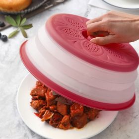 1pc Kitchen Foldable Microwave Food Cover; Fresh-Keeping Reusable Proof Clear Refrigerator Preservation Lid 1pc Kitchen Foldable Microwave Food Cover; Fresh-Keeping Reusable Proof Clear Refrigerator Preservation Lid