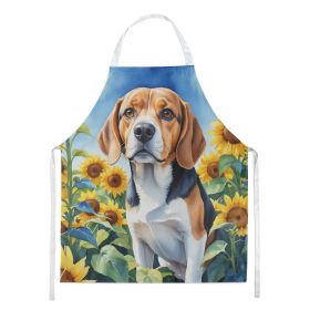 Beagle in Sunflowers Apron Cooking Kitchen Server Baking Crafts Gardening for Adult Women Men, Unisex, Large, Multicolor Beagle in Sunflowers Apron Cooking Kitchen Server Baking Crafts Gardening for Adult Women Men, Unisex, Large, Multicolor